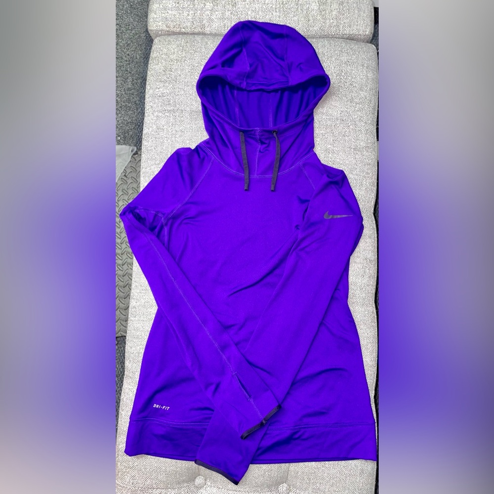 Nike Pro Dri-Fit Women's Purple Hoodie